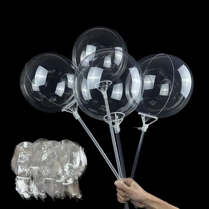 Baloane Bobo transparente de 10 inch