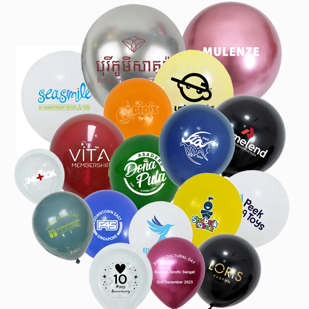 Balon tipărit latex tipărit