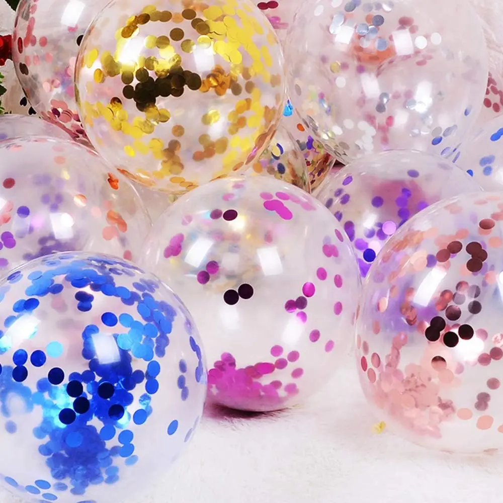 Baloane confetti din latex de 12 inch