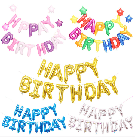 Balon din folie cu litere de 16 inch