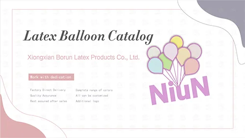 Mâine Latex Baaloon Catalog