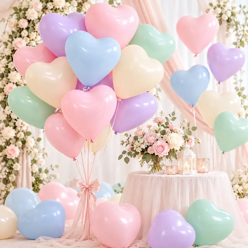 Cum să verificați dimensiunile balonului din latex pentru inimă pentru comenzile în vrac