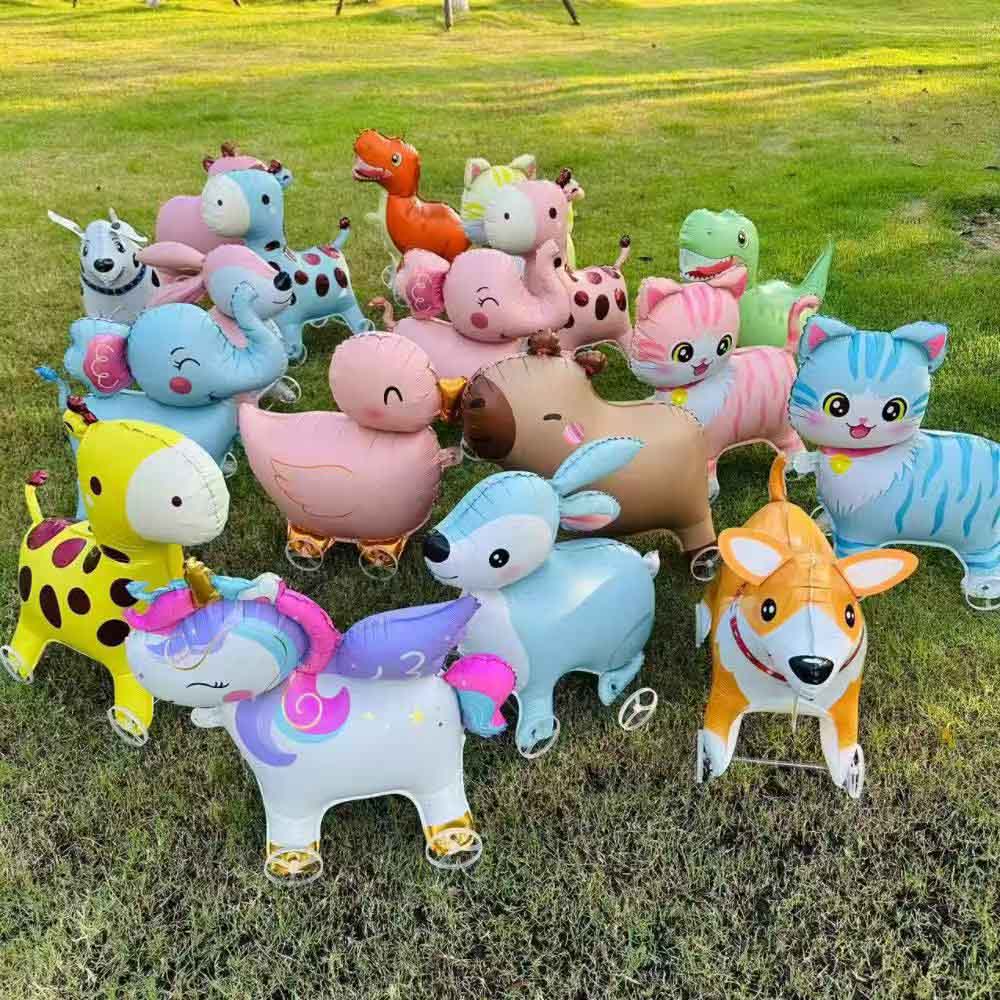 3d balon cu folie de animale în picioare
