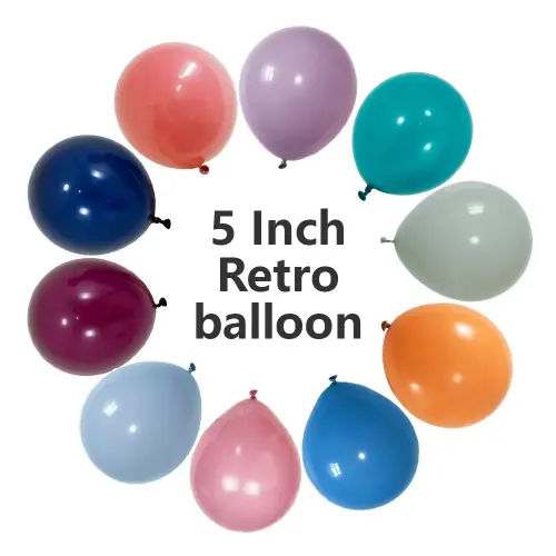 Baloane retro din latex de 5 inch