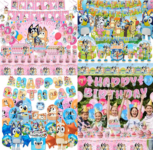Set de decorare a petrecerii Bluey