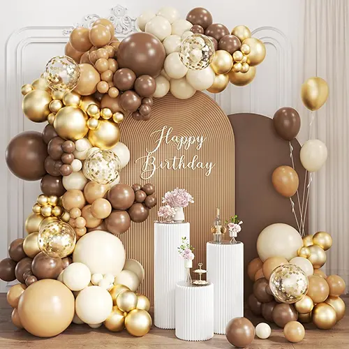 Kit arc pentru balon de culoare cămilă