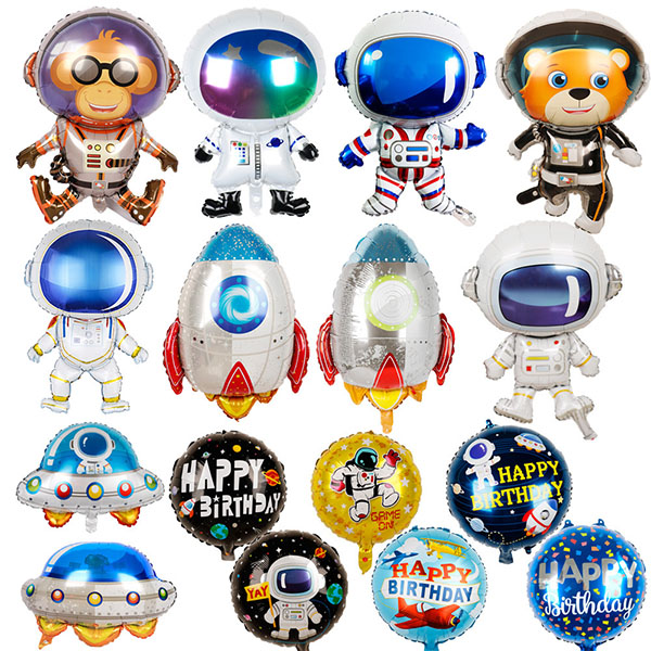 Cartoon Space Astronaut Balloon