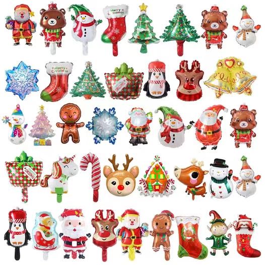 Seturi de baloane cu folie de Crăciun