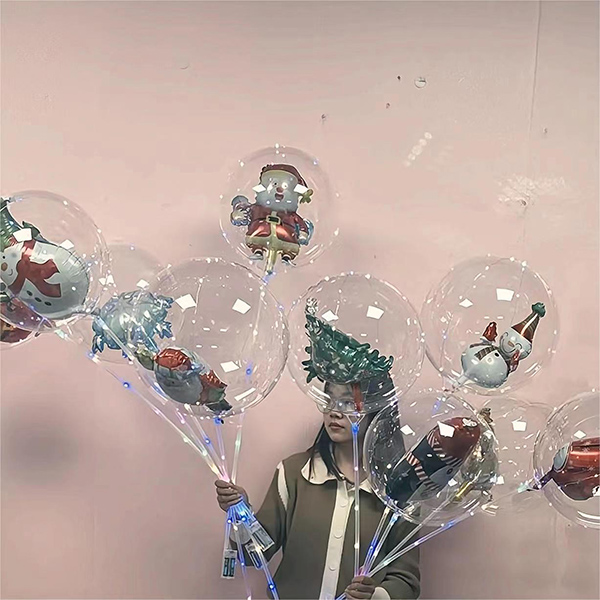 Balon bobo cu tematică de Crăciun