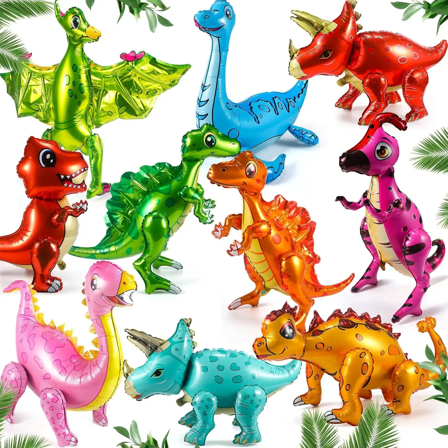 Balon din folie de dinozaur