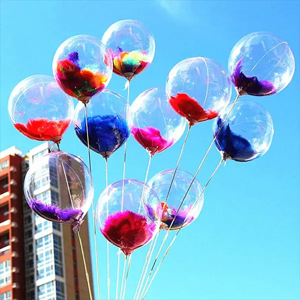 Balon Led Bobo cu umplutură cu pene