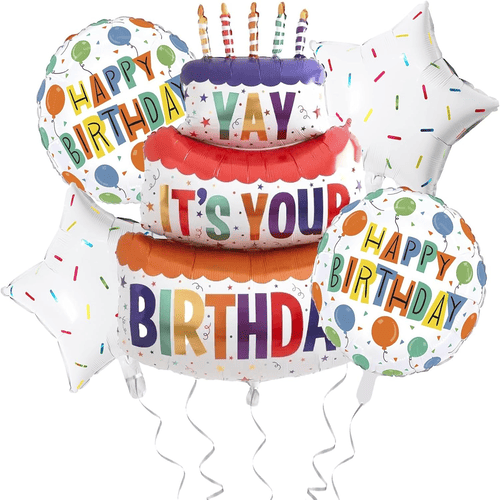 Set de aniversare cu baloane din folie