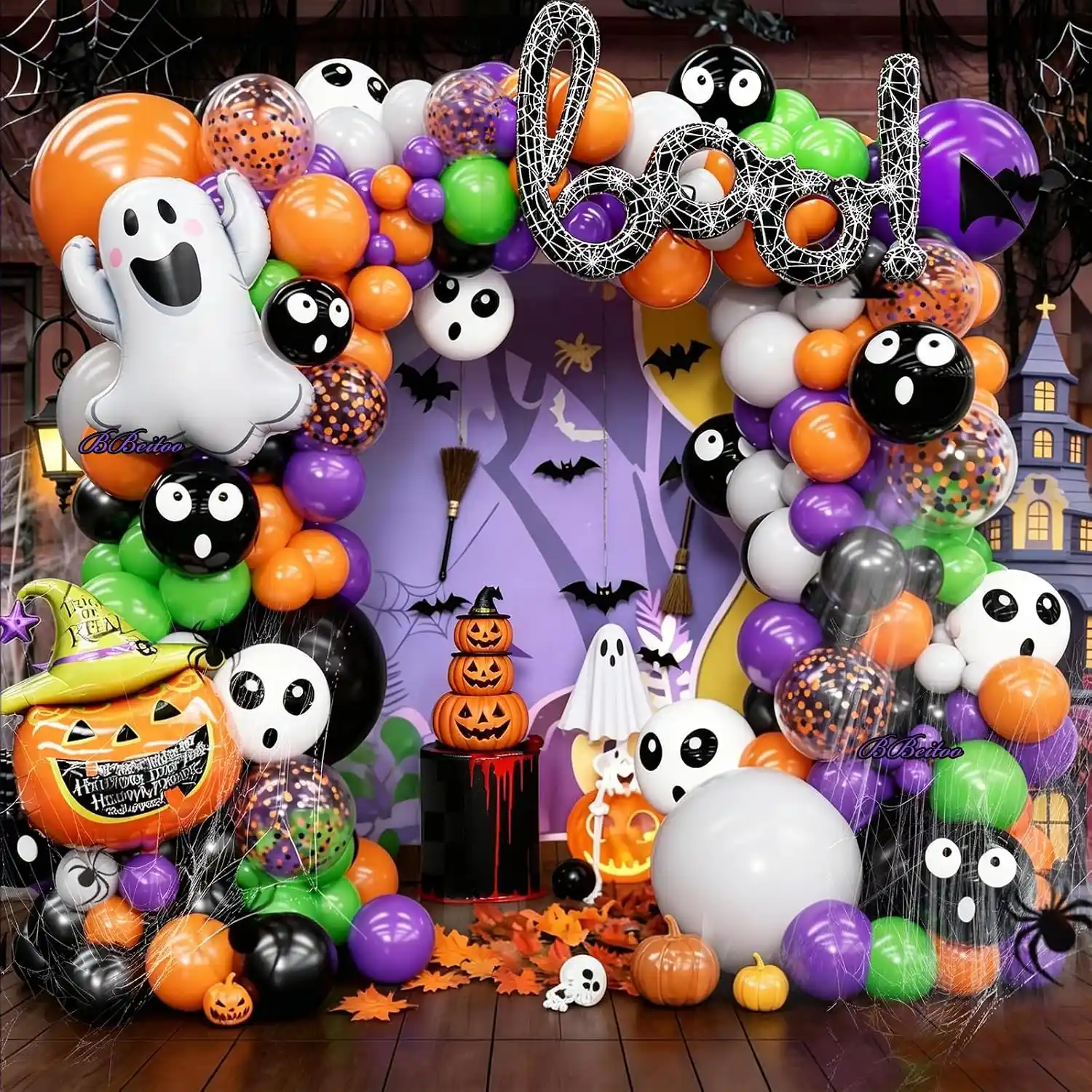 Seturi pentru ghirlande cu baloane de Halloween