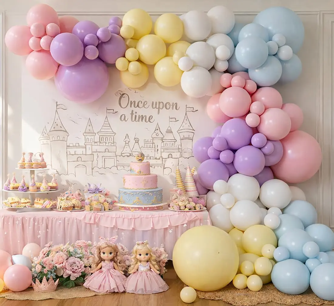 Seturi Arc Ghirlandă pentru Baloane Pastel Macaron