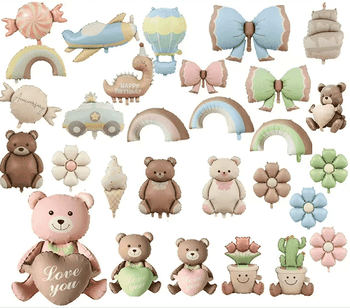 Baloane din folie mată mată