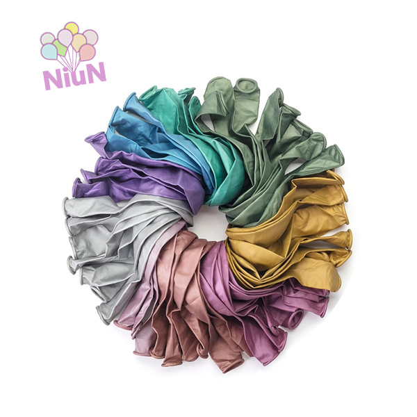 Balon din latex metalic