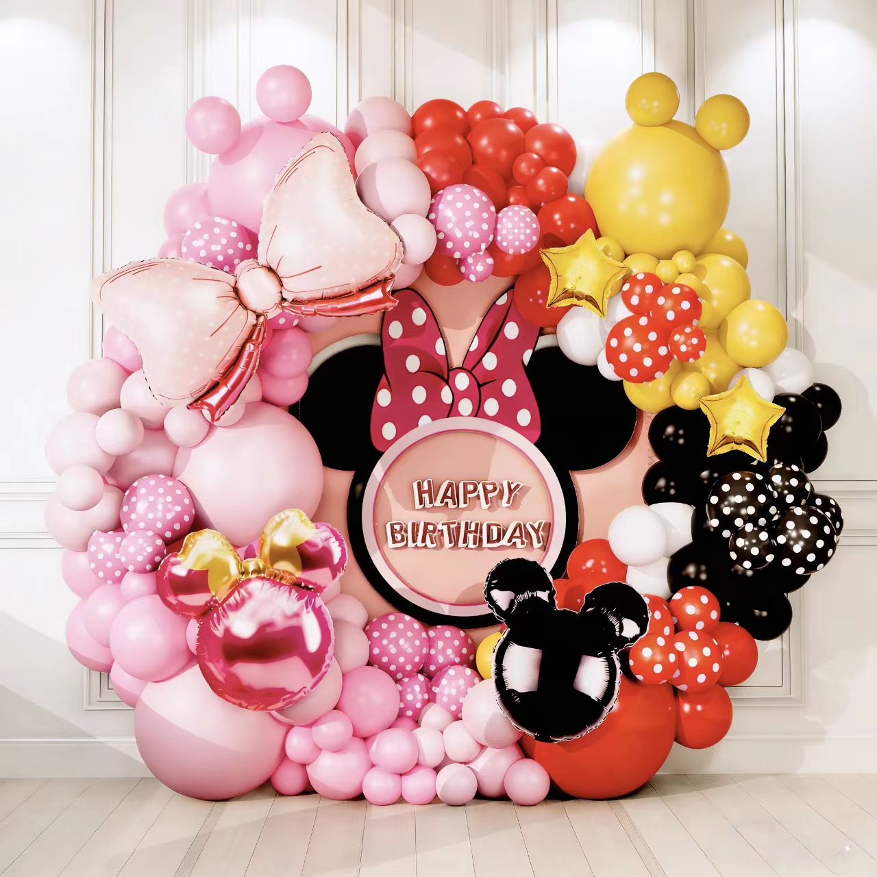 Arcul cu balon Mickey și Minnie