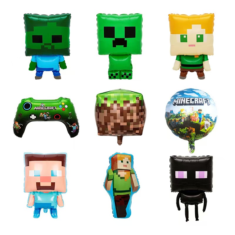 Baloane cu folie Minecraft