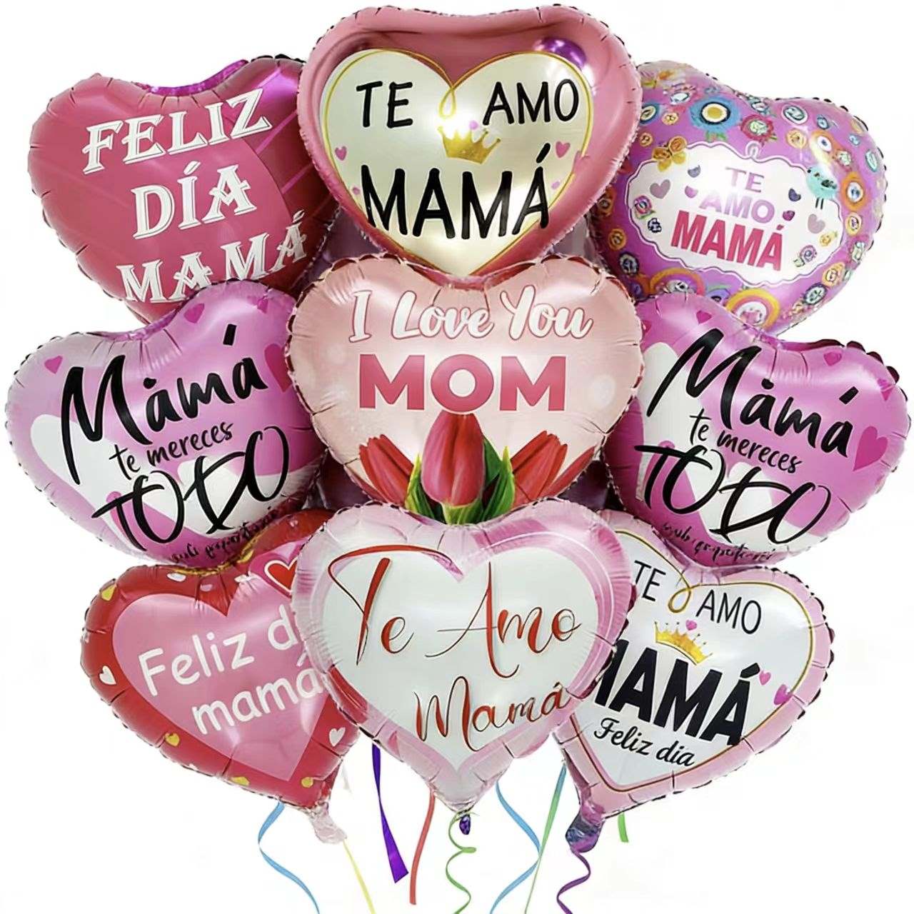 Baloane din folie de Ziua Mamei