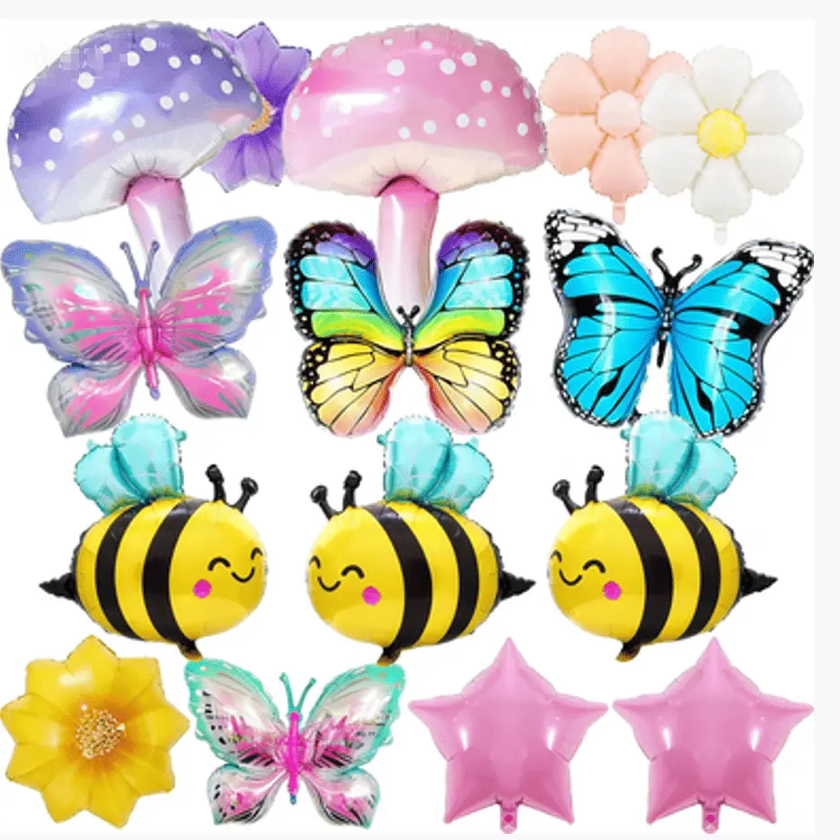 Balon din folie cu tematică de primăvară