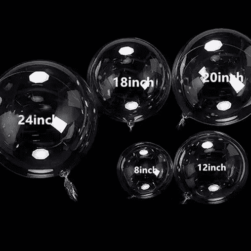 Balon bobo transparent